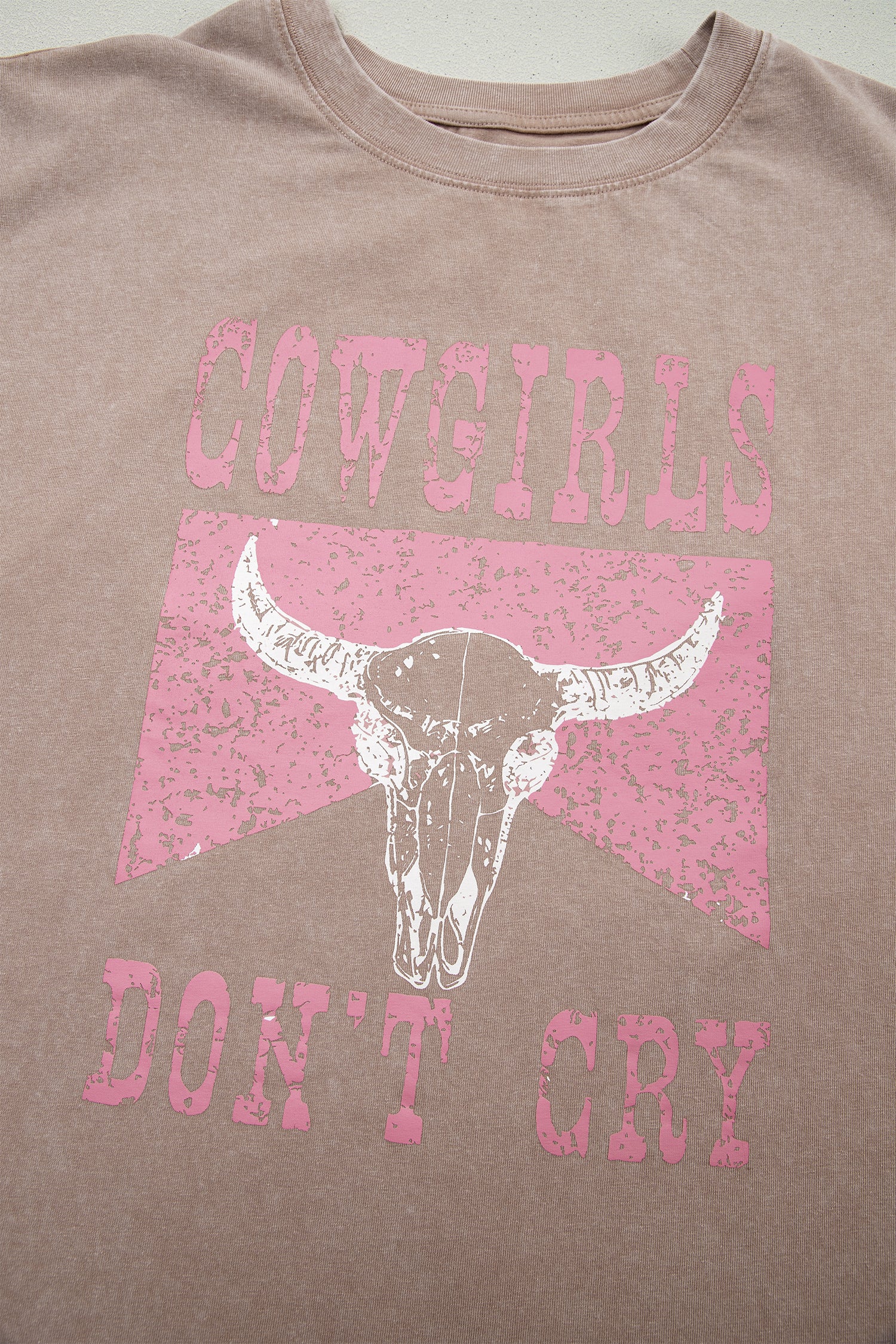 Sleet Cowboy & Beer Western Graphic Mineral Wash Tank Top